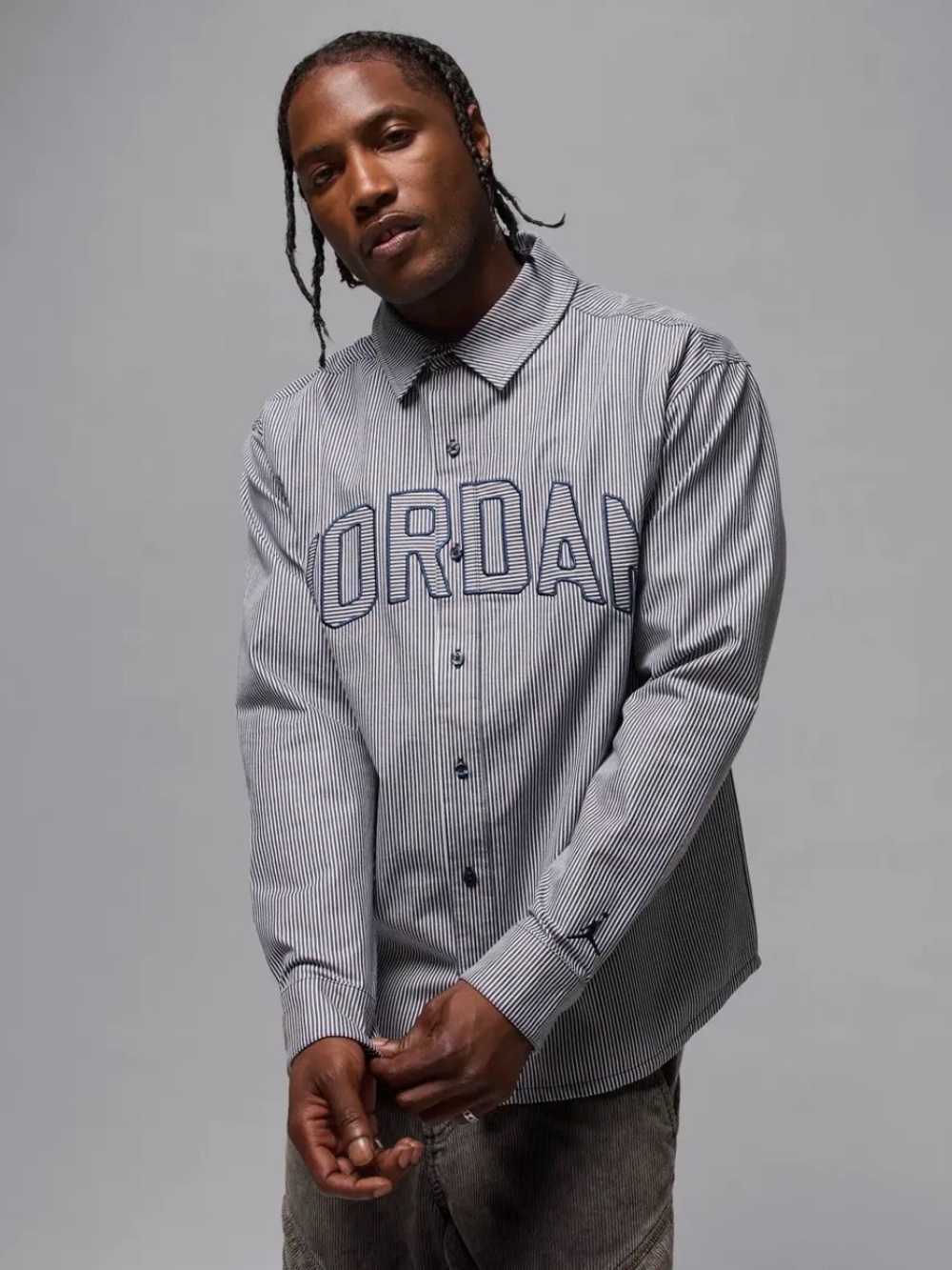 Jordan Flight
Men's Oxford Long-Sleeve Top. Size S.  NWT